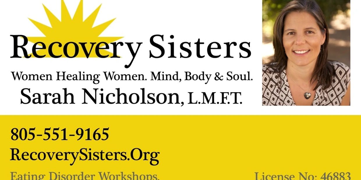 Recovery Sisters are a group of women recovering from eating disorders who meet weekly. 