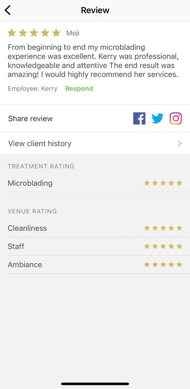 Reviews at Kerry B Beauty