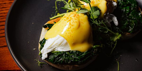 Breakfast in Pontefract - Eggs Florentine