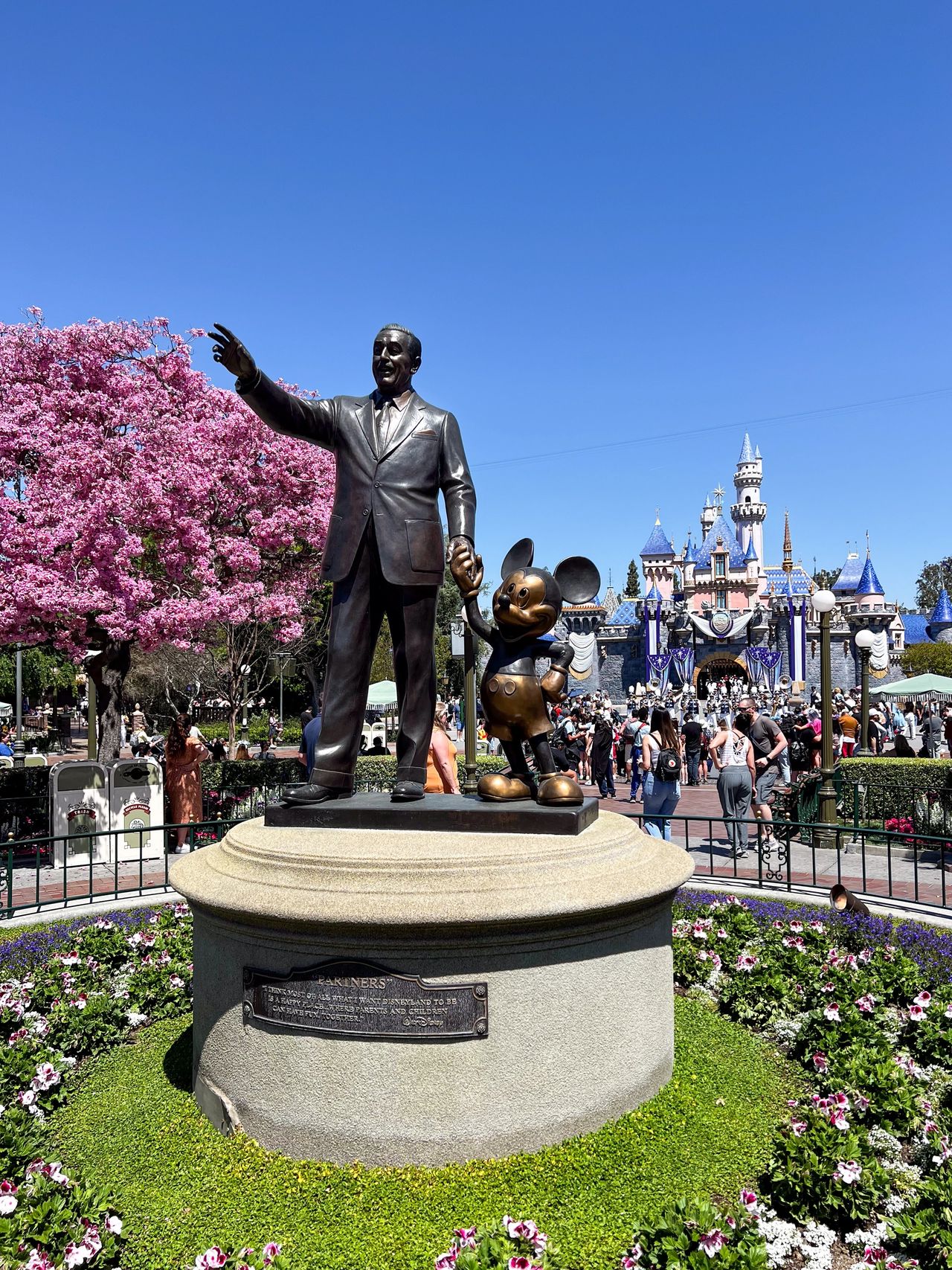 Walt Disney im Disneyland Anaheim