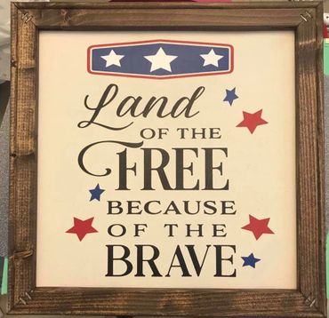 Military Honors - Land of the Free, Because of the Brave