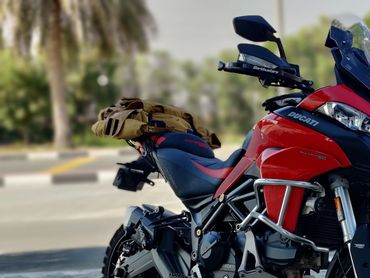 Ducati Multistrada 950 with Mosko Moto installed