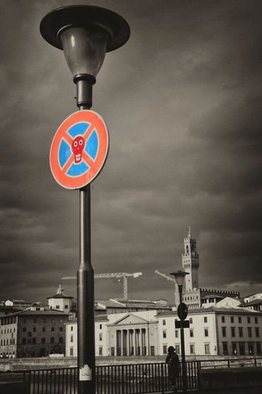 Discovering Clet Abraham while wandering Rome’s historic streets.