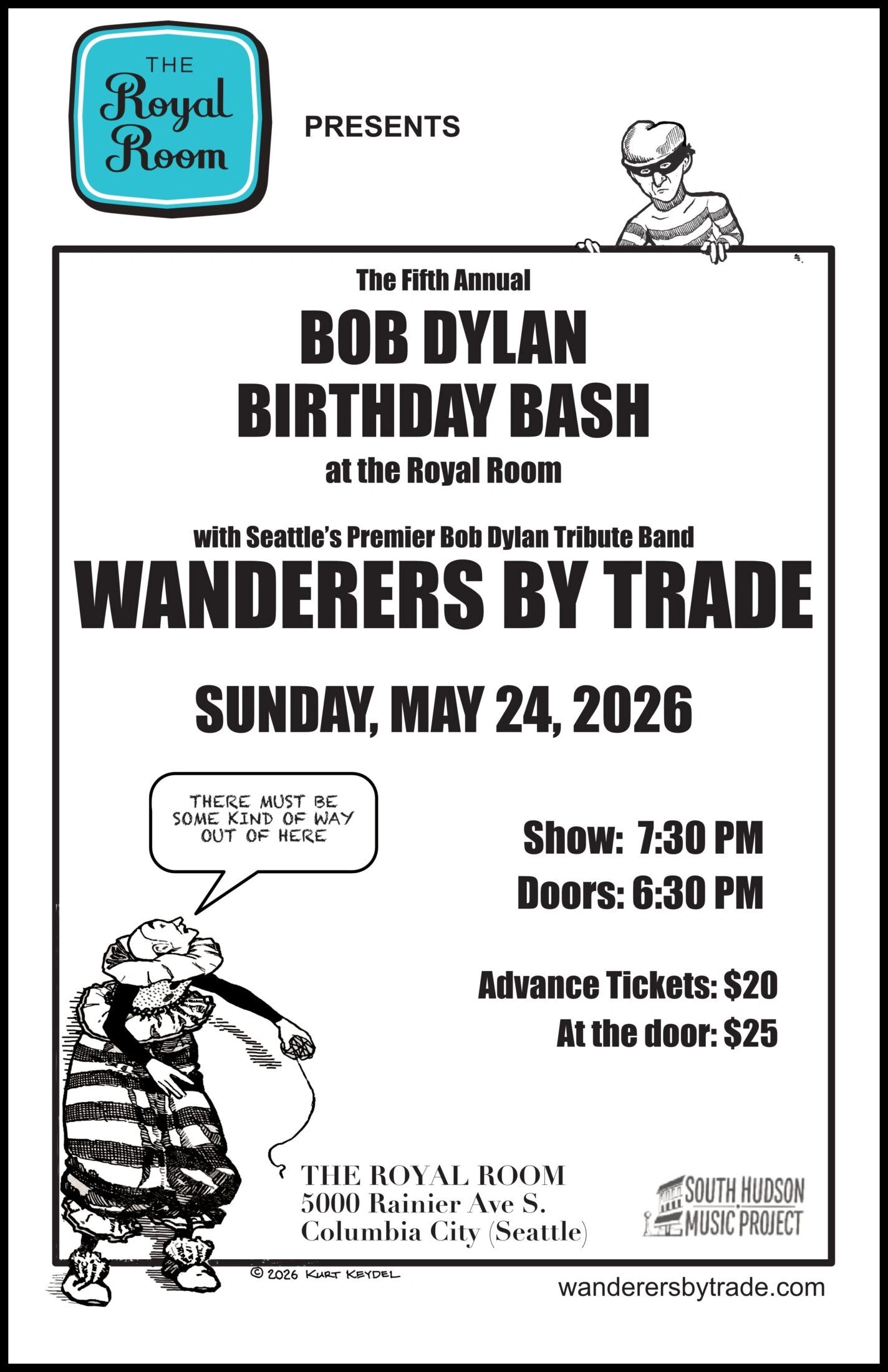 Annual  Bob Dylan Celebration! Bringing the Spoken Word to the Party!