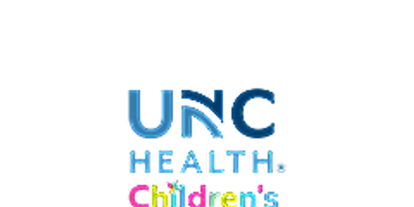 UNC health children logo in multicolor and a white background