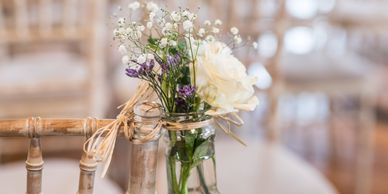 image of wedding flowers for wedding ceremony at a Norfolk wedding planning event