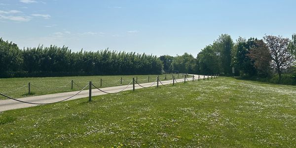 The road leading up to our school. 