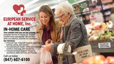 European Service At Home, Inc. is your trusted partner in home care. We are here whenever you need u