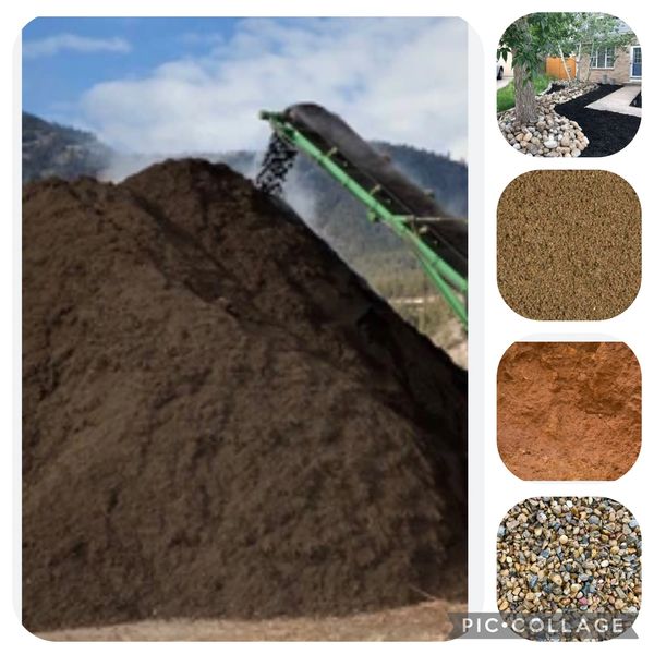 We offer dirt, gravel, sand, rock, clay and recycled concrete.