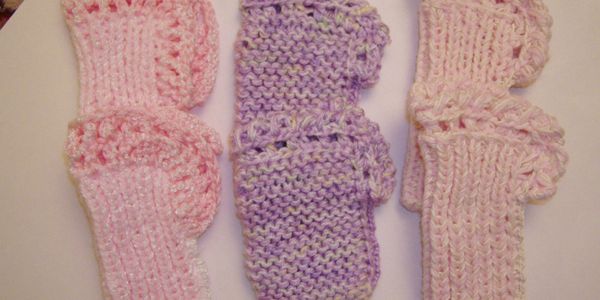 Hand made legs warmers for babies 