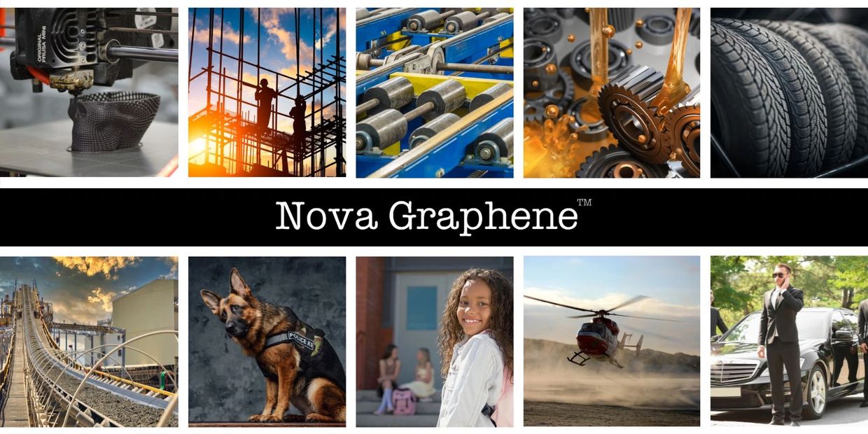 At Nova Graphene,our graphene-enhanced formulations are used for the manufacturing sector