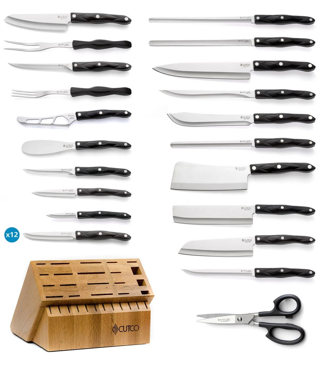 6813C Ultimate Set with Steak Knives with Block
