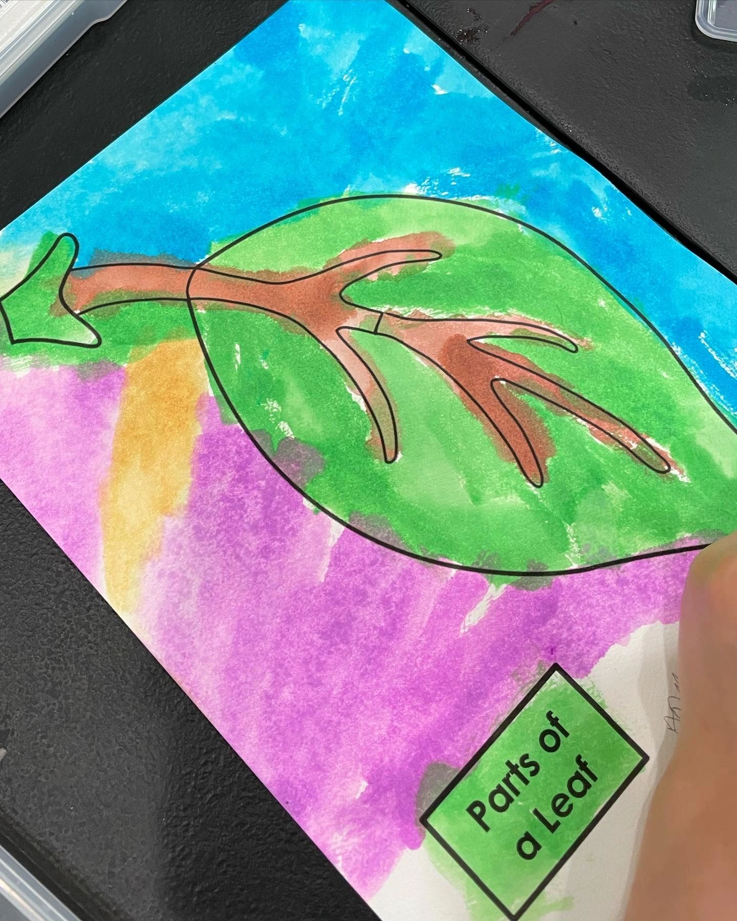 Science Club Learning About Leaves