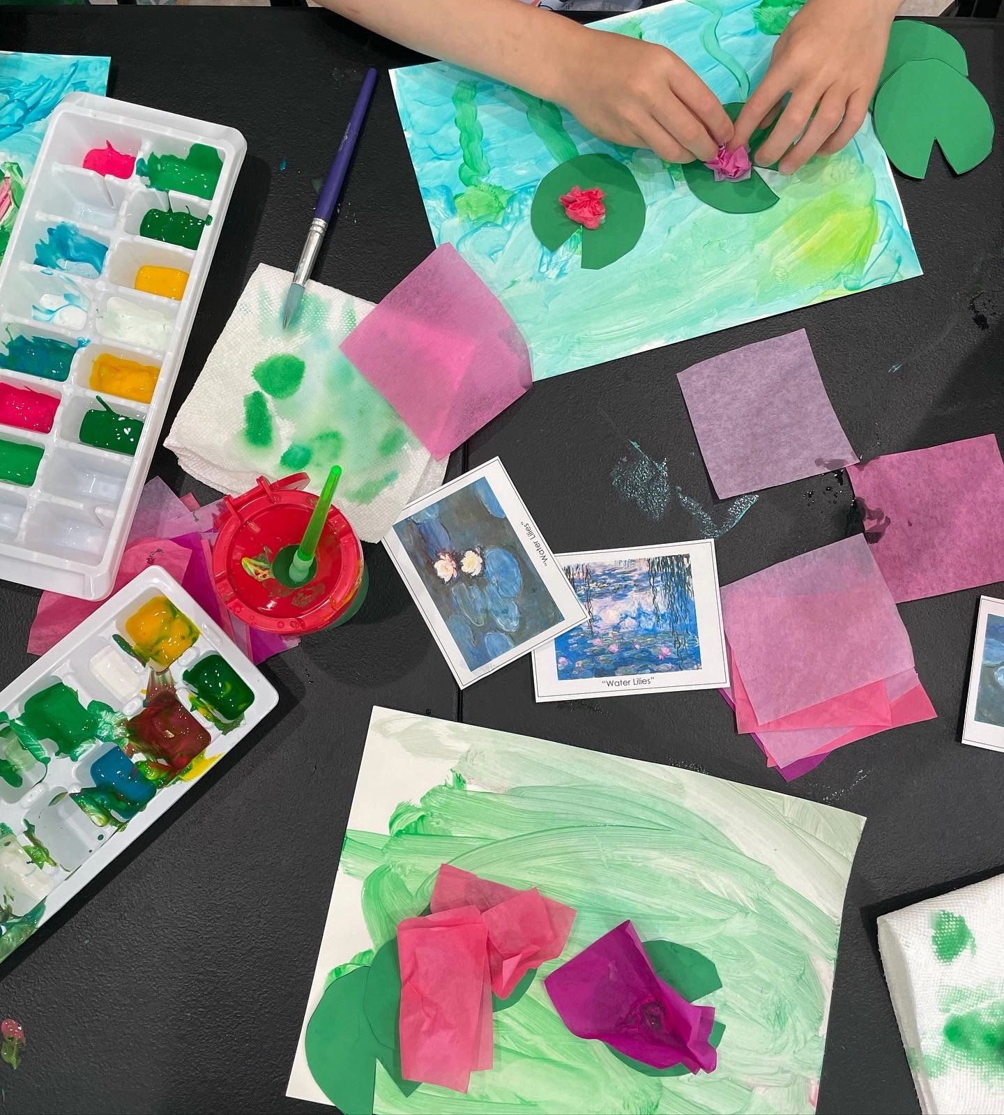 Science Club: Pond Art - A Lesson on Claude Monet & Impressionism