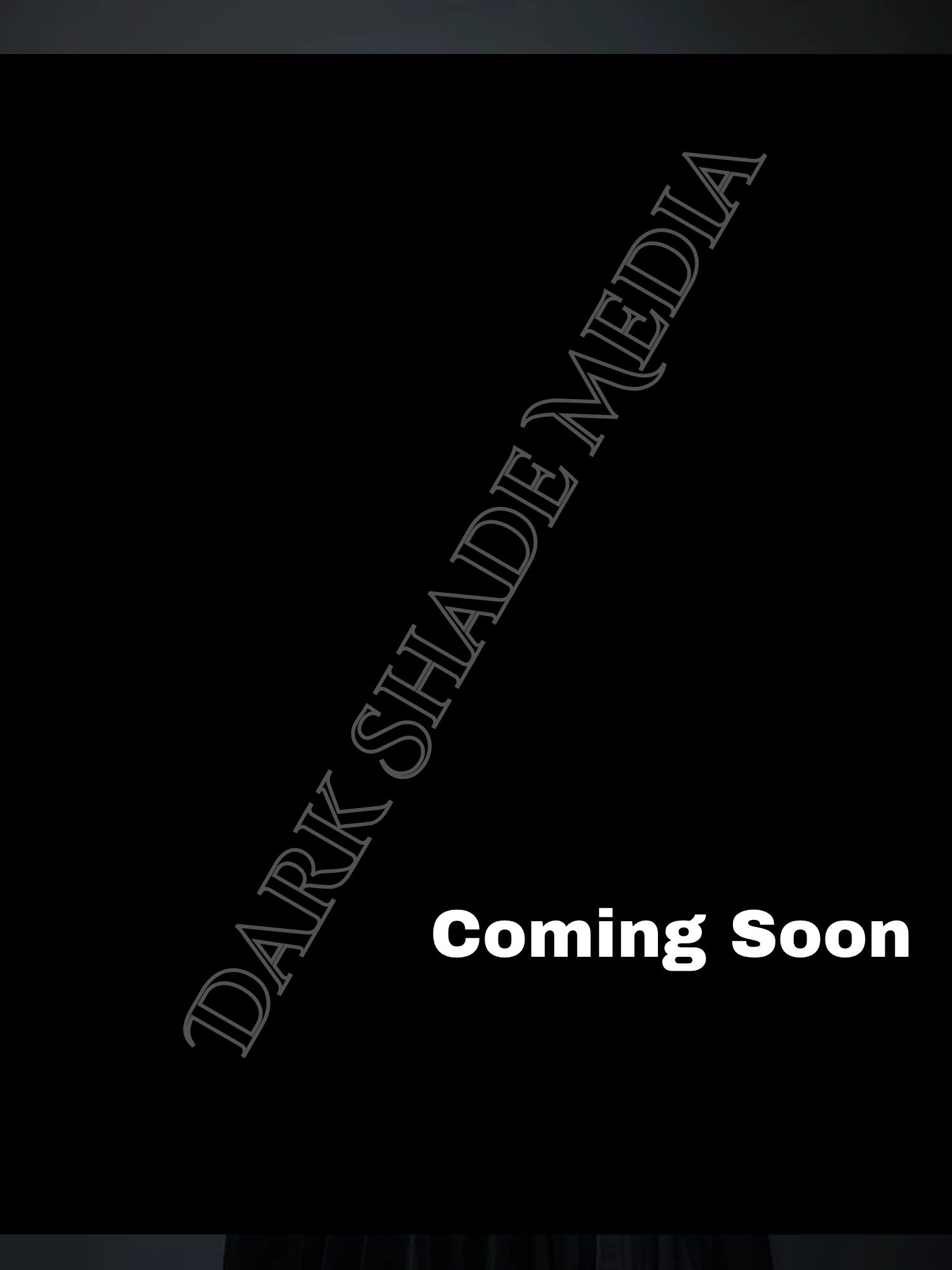 Black background with 'Coming Soon' text in white.