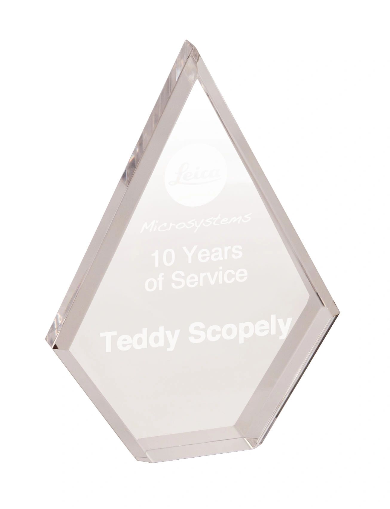 Diamond Clear Acrylic Award