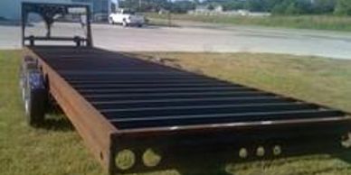 Custom flat trailer 