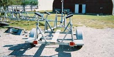 Custom sailboat trailers