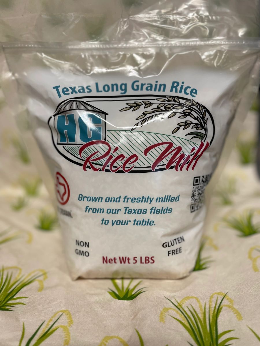 5LBS Texas Grown Long Grain Rice