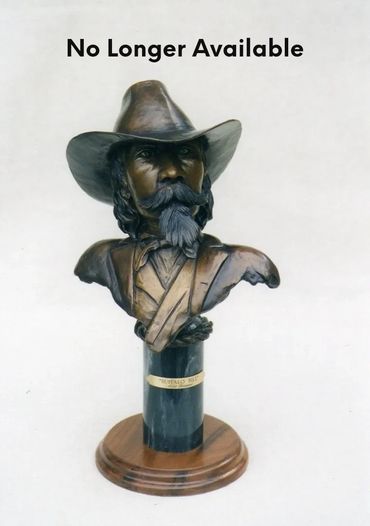 bill cody sculpture, buffalo bill bronze