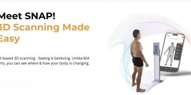 3D body scanning technology with mobile app integration.