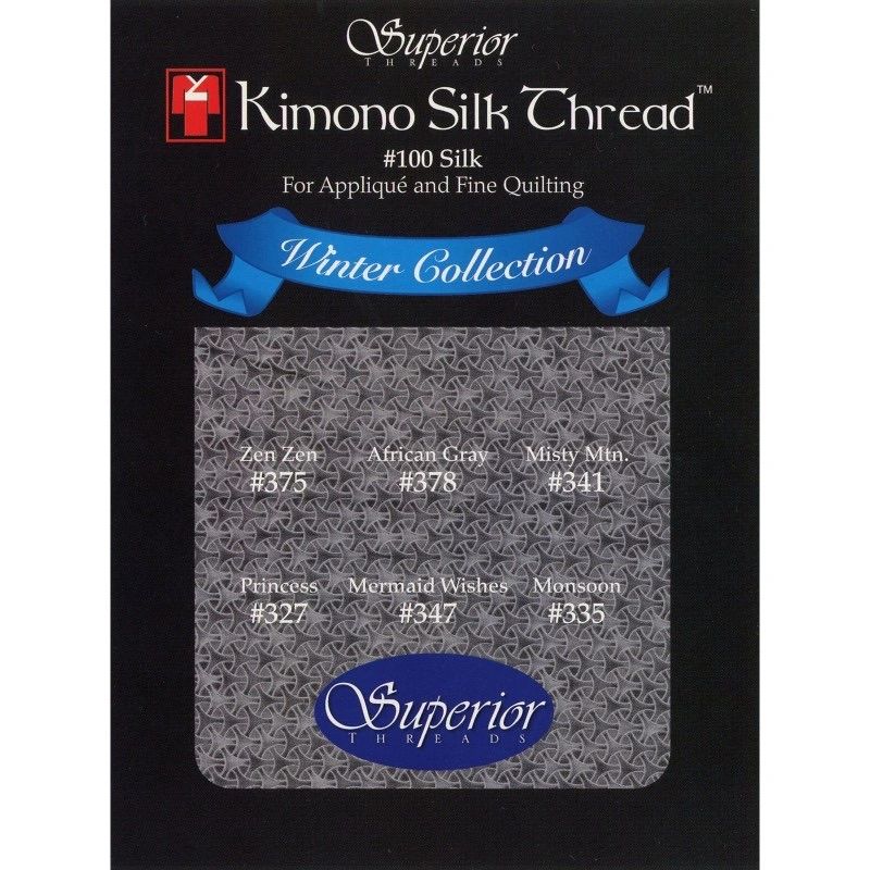 Superior Thread- Kimono Silk Thread- Winter Collection