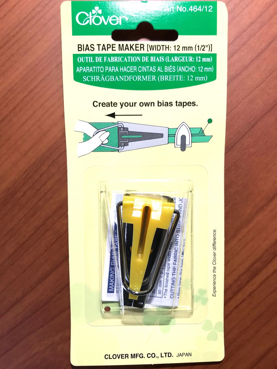 Clover Bias Tape Maker- 1/2 Width