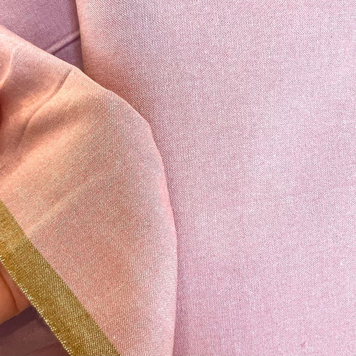 Cotton Bamboo Blend Fabric Fableism Everyday Chambray “Rosa” Pink
