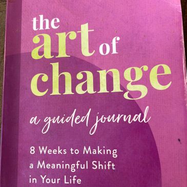 Cover of 'The Art of Change' journal by Nancy Levin.