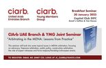 CIArb UAE Branch & YMG Joint Seminar