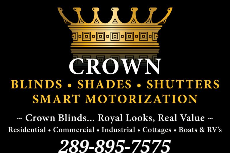 Crown Blinds●Shades●Shutters

BURLINGTON●MILTON●OAKVILLE's Logo
