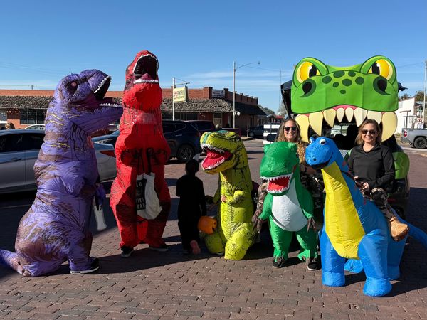 Wynnewood Halloween Trunk or Treat! 
Dinos unite! 