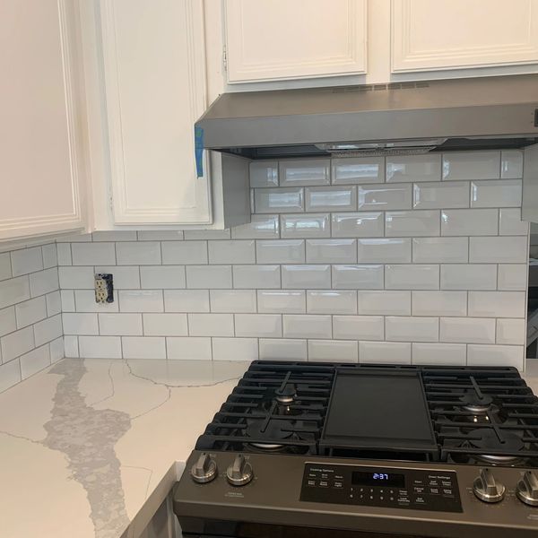 Ceramic Tile Kitchen Backsplash Installation San Diego