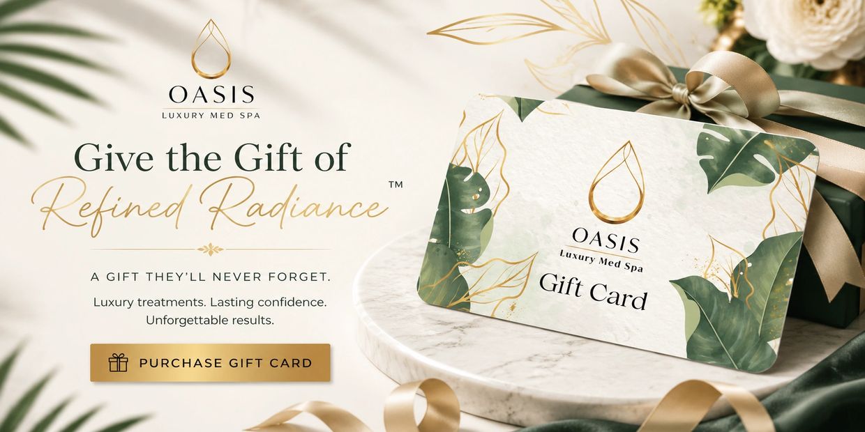 Luxury med spa gift card for facials, massages, laser treatments, wellness  in Pearland & Houston, T