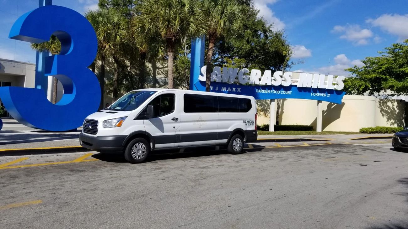 Distinction Travel - Sawgrass Mills Mall Shuttle, Miami Transfers