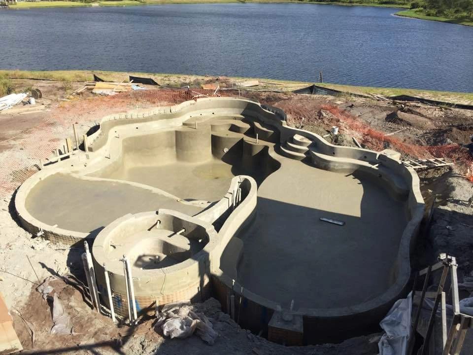Southern Gunite pool project