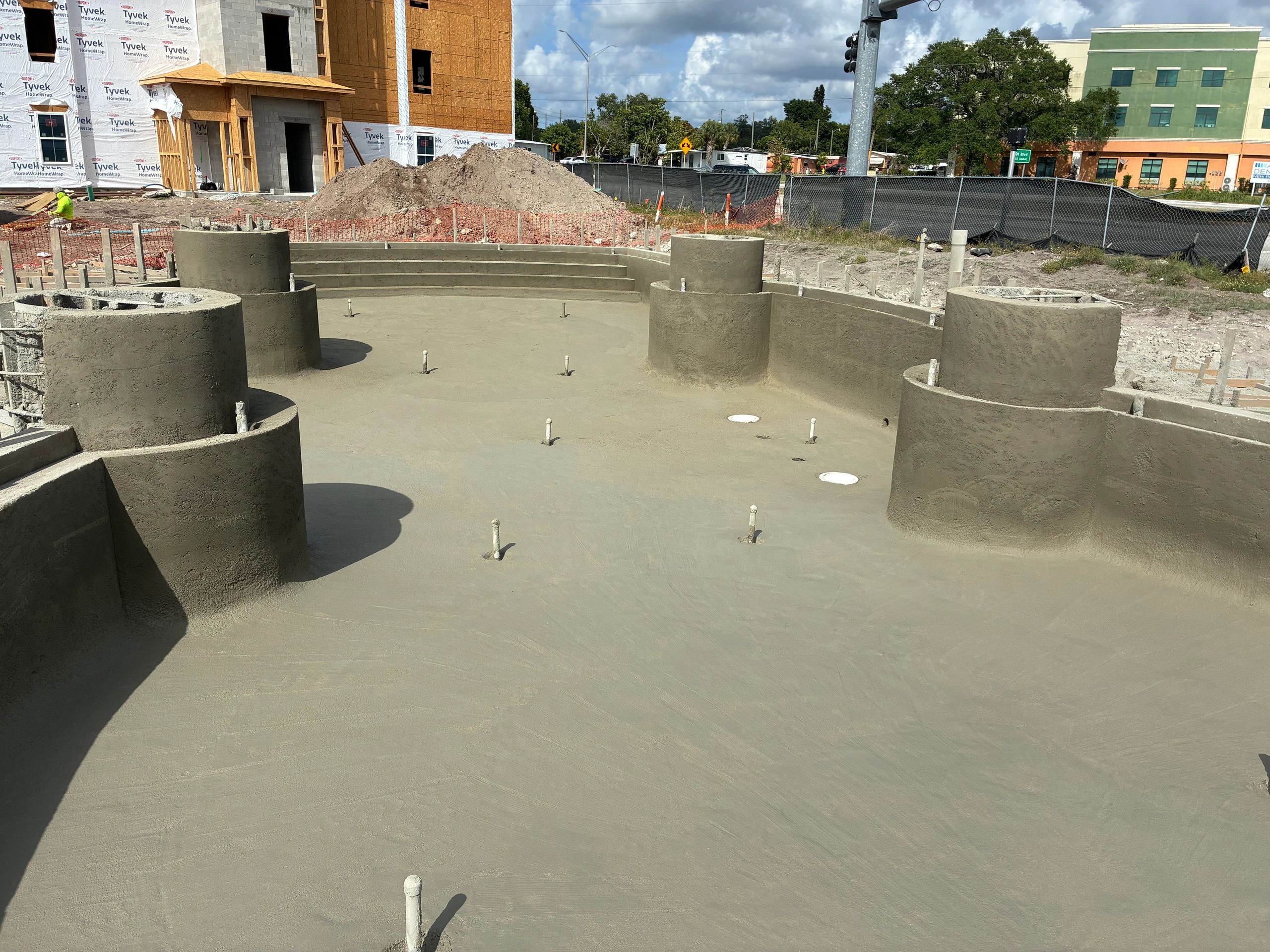 Gunite application