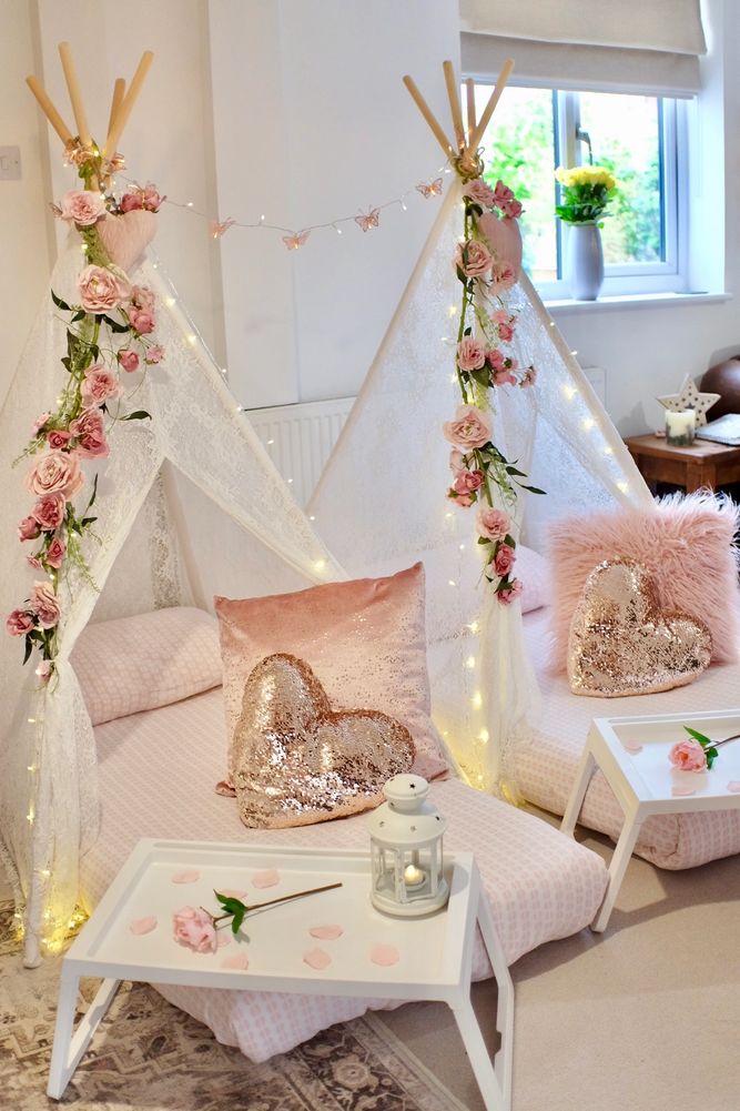 Isabelle's Stunning Teepee Tent Sleepover and Spa Party