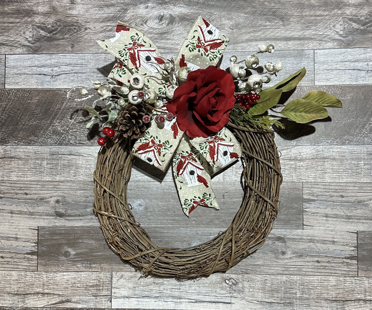 How To Make this Cardinal Wreath with my Bowdabra Bow Maker