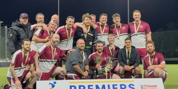 Our 2025 SL1 Men's side after winning the grand final.