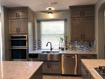 Kitchen Remodeling Company project picture in Marietta, GA of a newly remodled sink area.