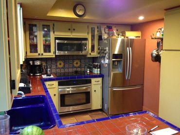 Probuild Creations Kitchen Remodel Brookhaven GA picture of old kitchen with dated countertop tile