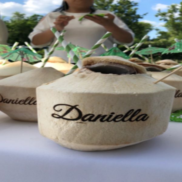 custom branded coconuts