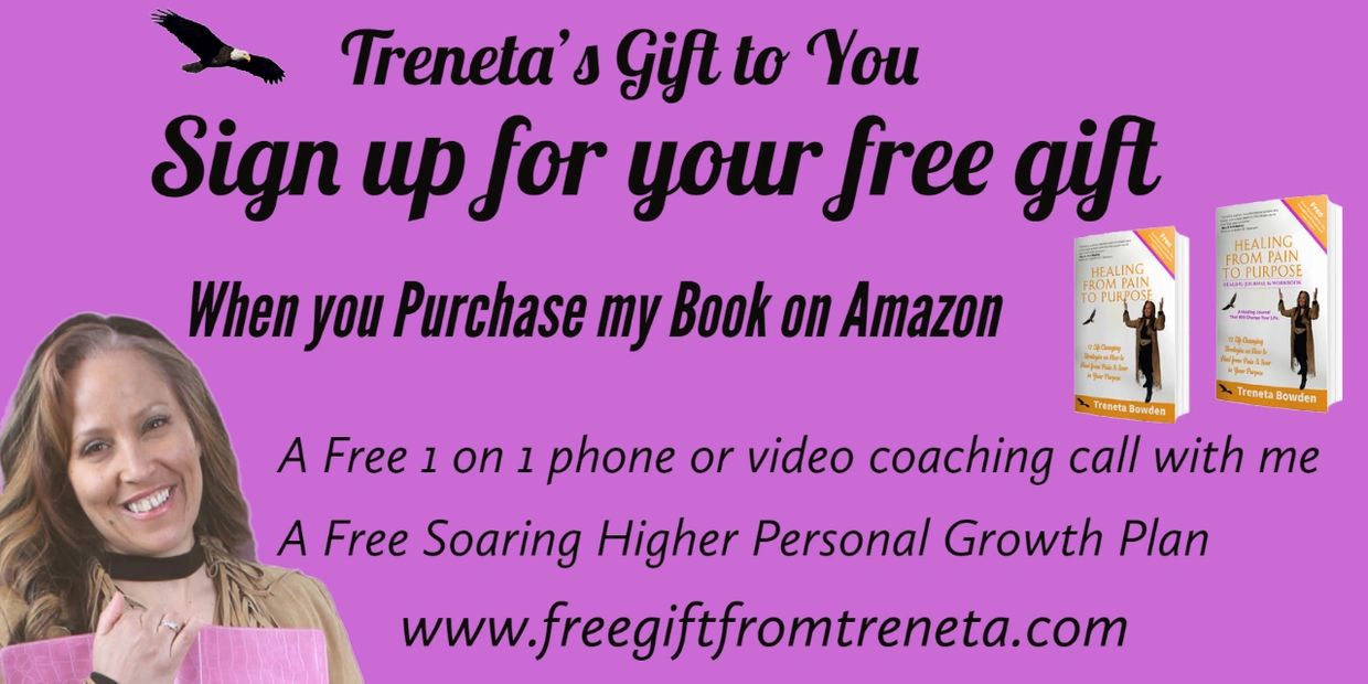 Sign up for a free gift with book purchase from Treneta Bowden.