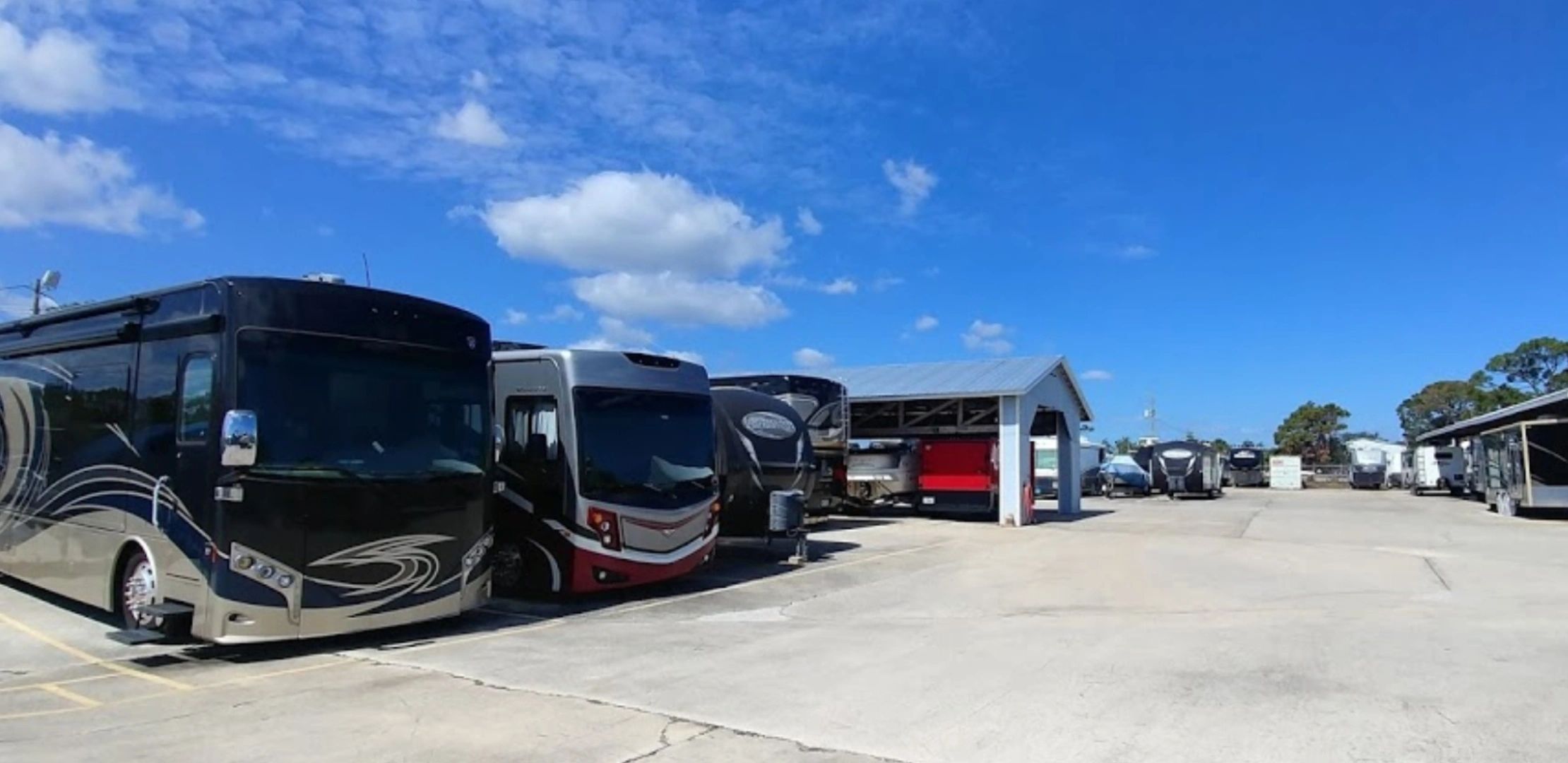 Secure Covered RV Storage South Pineda RV & Boat Storage