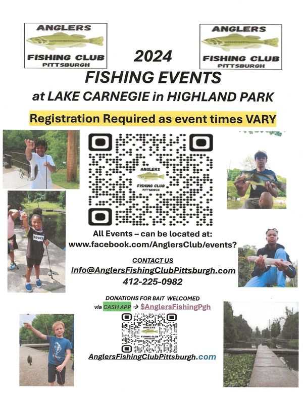 2024 Fishing Events at Lake Carnegie in Highland Park