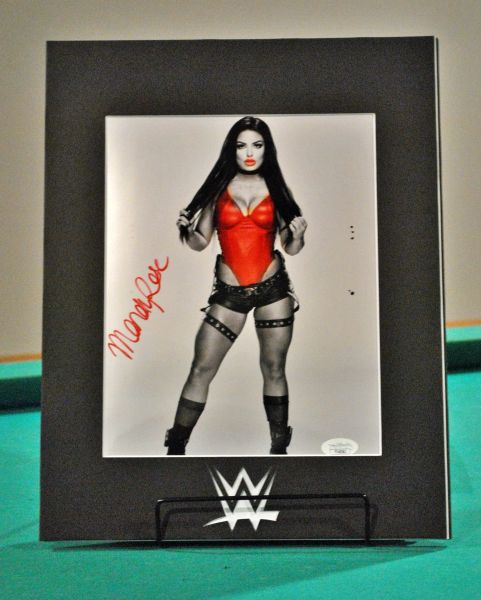 Mandy Rose Signed WWE Metallic 8x10 Photo