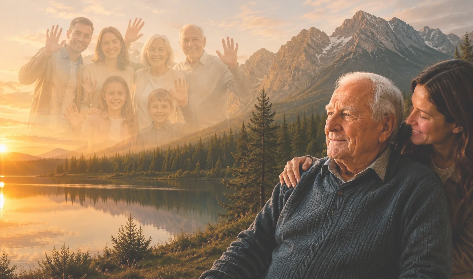 Personalised video experience with treasured memories, beautiful scenery and family connection.