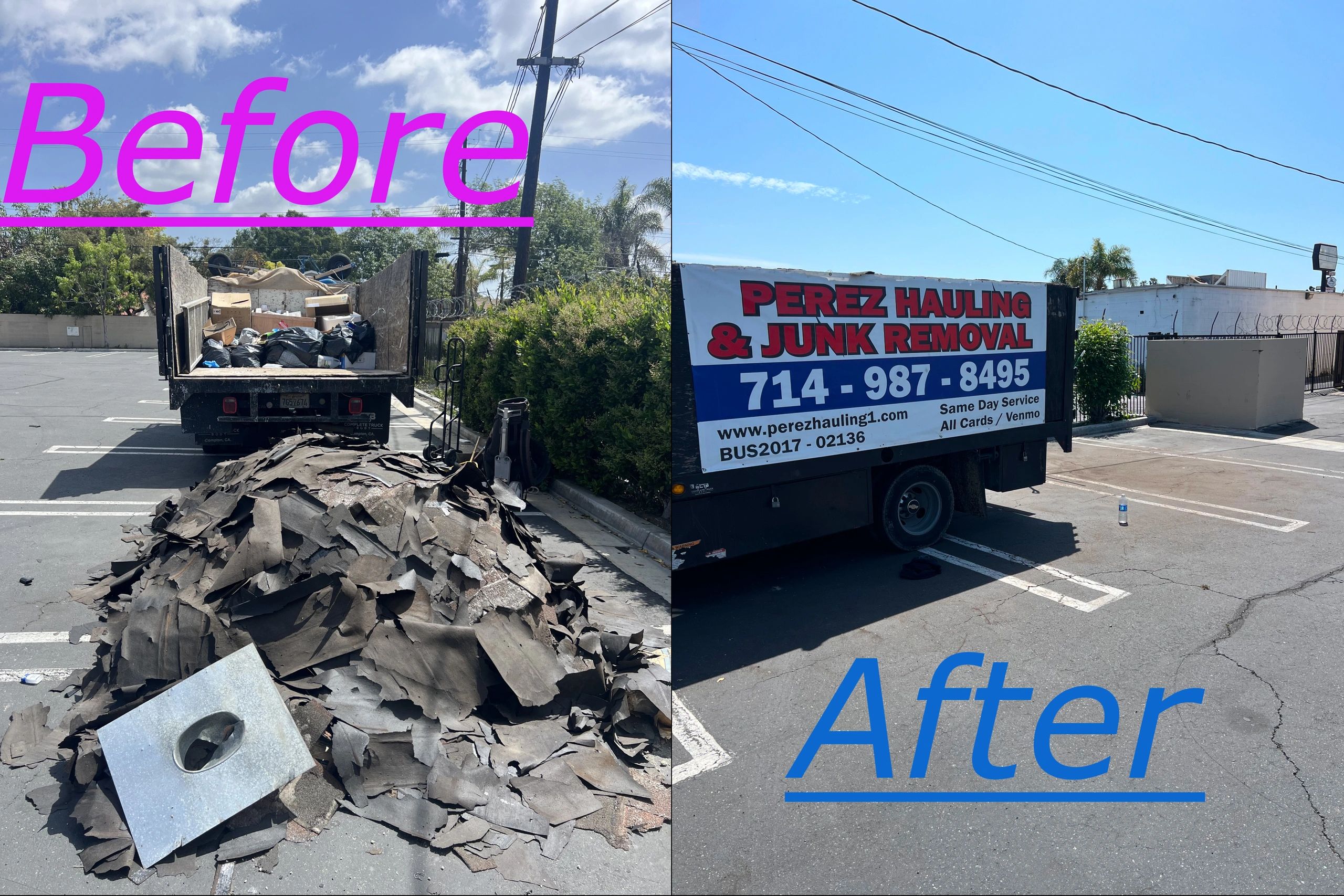 Professional Junk Removal Service | Perez Hauling