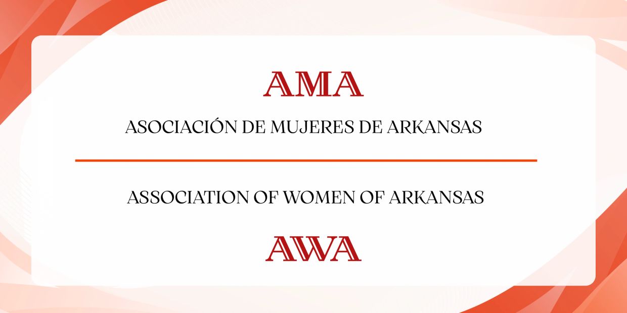 Logo de AMA, Asociación de Mujeres de Arkansas.